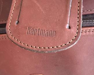 Hartmann Leather Rolling Carry-On