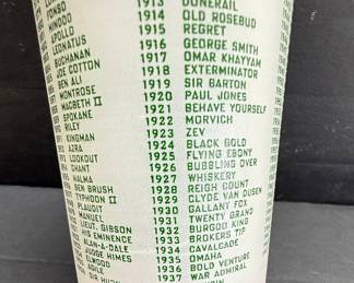 1970 Kentucky Derby Commemorative Glass