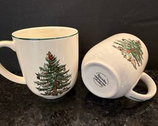 Spode Christmas Tree Mugs