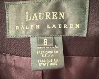 Lauren Ralph Lauren Navy Military Style Blazer