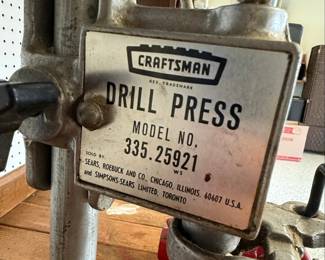 Craftsman Drill Press Stand Model 335.25921