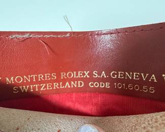 Rolex Red Leather Card Holder 101.60.55