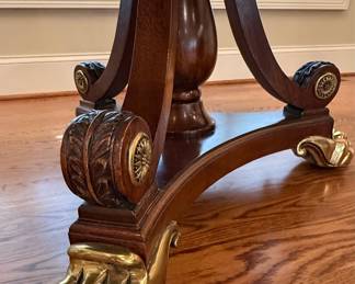 Maitland-Smith Regency Style Drum Table