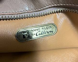Vintage Anne Klein for Calderon Leather Clutch
