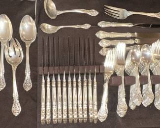 Gorham Melrose Sterling Silver Flatware Set