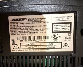 Bose Wave Music System Model AWRCC2