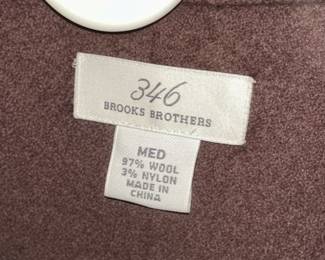Brooks Brothers 346 Style Wool Coat