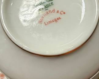 Vintage Porcelain Teacup and Saucer Sets - Haviland & Co Limoges and C.T. Altwasser