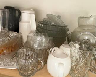 Assorted Glassware