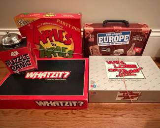 Vintage Board Game and Playing Card Collection