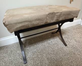 Neoclassical Style Curule Bench