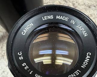 Canon FD 135mm f/3.5 S.C. Lens