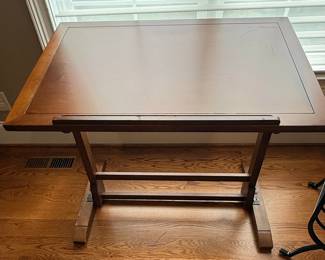 Vintage Style Wood Drafting Table