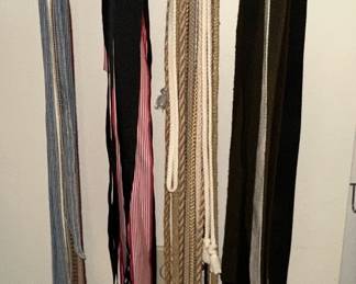 Assorted Belts and Jewelry Collection
