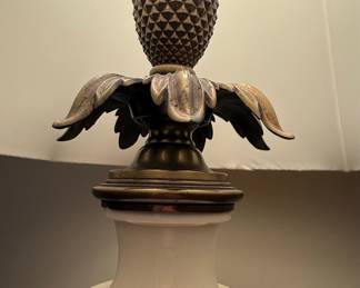 Lenox Porcelain Pineapple Table Lamp