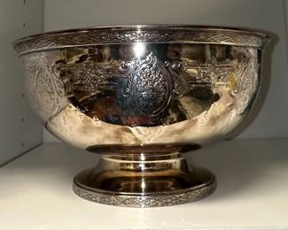 Wilcox Silver Plate Punch Bowl