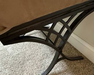 Neoclassical Style Curule Bench