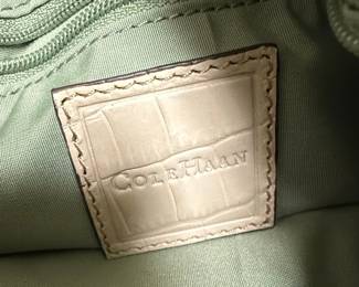 Cole Haan Crocodile Embossed Crossbody Bag