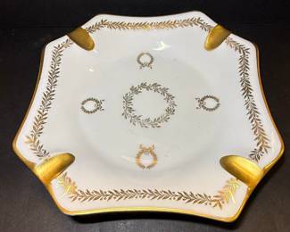 Chamart Style Limoges Porcelain Ashtray
