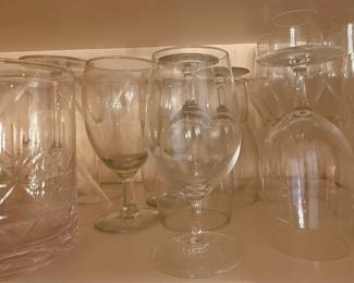 Clear Glass Martini Glasses Style