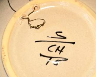 Hand-Painted Fruit Motif Decorative Plate