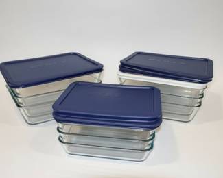 Pyrex Rectangular Glass Storage Set