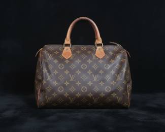 Louis Vuitton Speedy Monogram Canvas Handbag