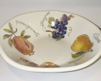 Opificio Etico Fruit Motif Serving Bowl