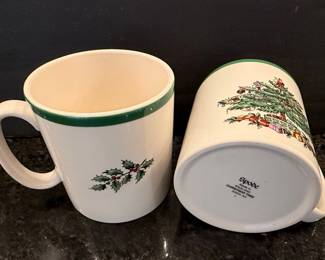 Spode Christmas Tree Mugs