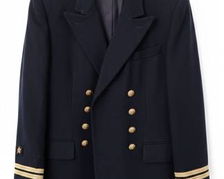 Lauren Ralph Lauren Navy Military Style Blazer