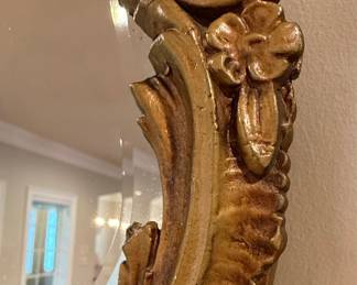 Rococo Style Ornate Giltwood Wall Mirror