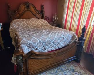 Bed sold with dresser and nightstand as set