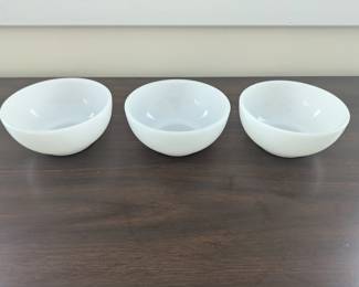 Fire King 3 Small Bowls