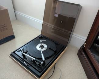 Magnavox Record Player and Two Speakers