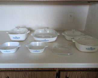 Corningware Blue Cornflower Dishes