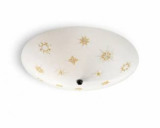 25 VintageAtomicStarburstFlushMountCeilingLight