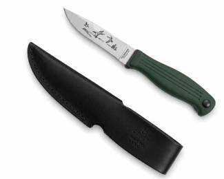 35 VintageKershaw1017BirdTroutKnifeJapanSheath