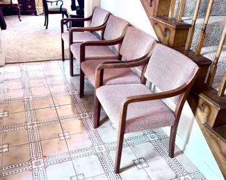 For matching wool office chairs