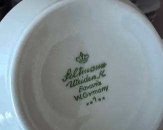 Bavarian porcelain China Set made in West Germany