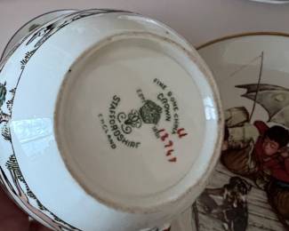 Fine Bone China Staffordshire, England