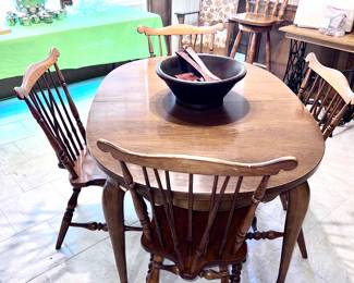 Solid wood kitchen table