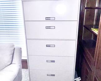 Large metal file cabinet