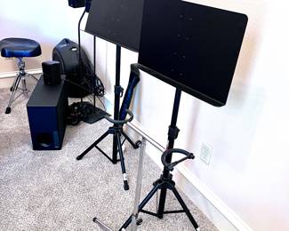 Music Stands and Bose' Speacker System