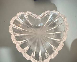Mikasa "Romantic Jewel" Crystal Heart Trinket Dish