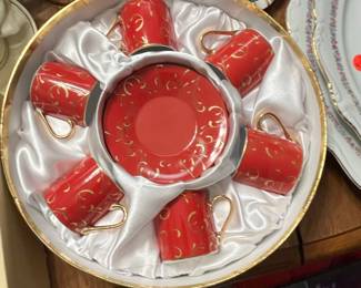 Classic Coffee & Tea Espresso Cup and Saucer Set
