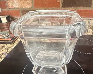 Octagonal Crystal Ice Bucket or Planter - Tiffany & Co. Windham