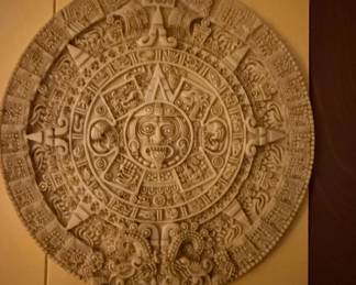 Aztec Sun Stone Replica Wall Hanging