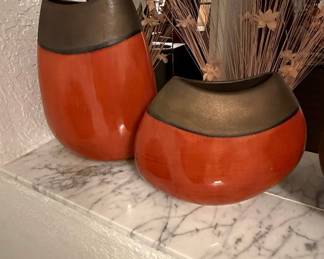 Mid-Century Modern Bitossi Ceramic Vases (Set of 2)