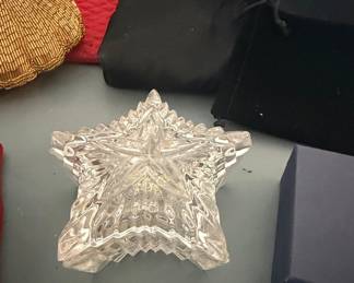 Zajecar 24% Lead Crystal Star Shaped Dish