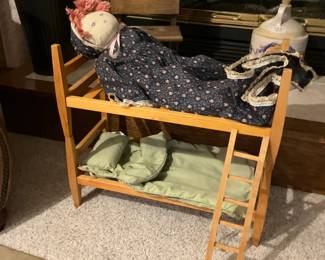 Toy doll bunkbed